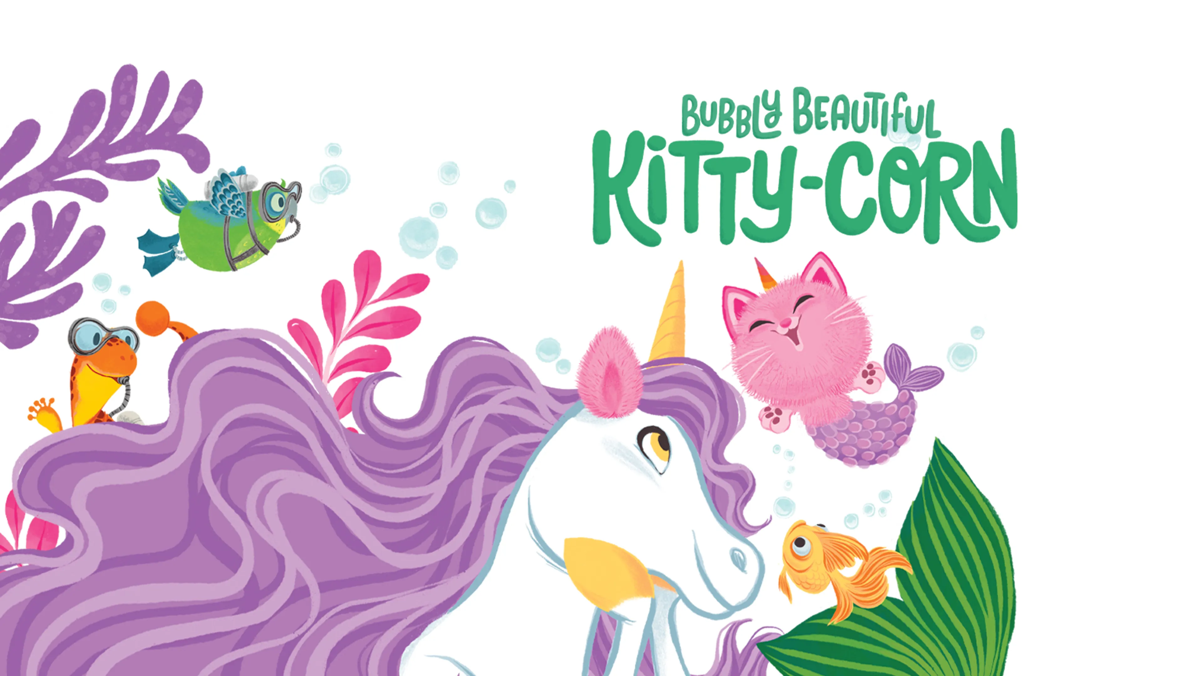 Bubbly Beautiful Kitty-Corn poster